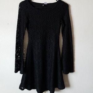 Black laced dress